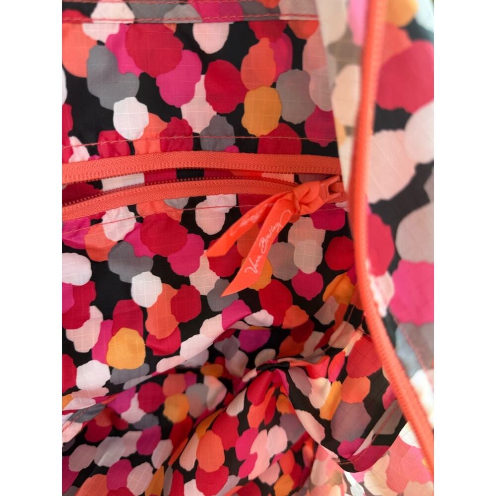 Vera Bradley Lighten Up Just Right Backpack Pixie Confetti Pink + Lanyard ID - Picture 8 of 16